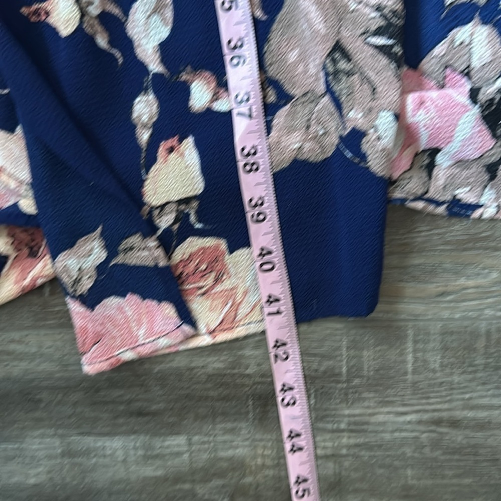 PremierAmour dress blue pink floral size 10 ruffled balletcore - Picture 9 of 10